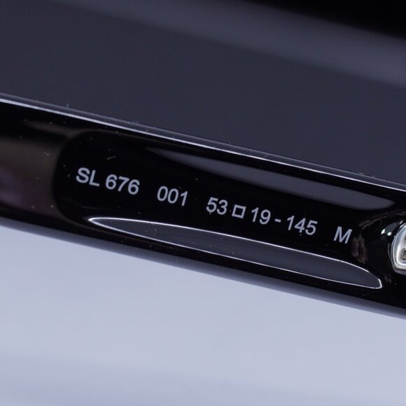 Final Price! Saint Laurent SL676 001 Black Sunglasses - Picture 8 of 12